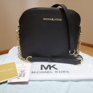New and Auth Michael Kors Cindy Dome Crossbody